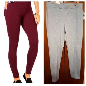 Style & Co Blue Ponte Leggings